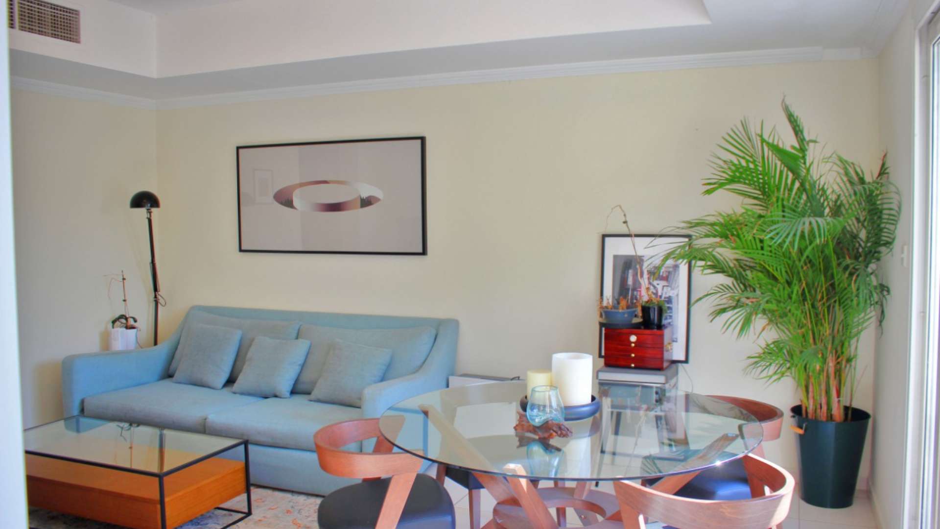 Small landscaped garden in upgraded villa for sale, The Springs, Emirates Living