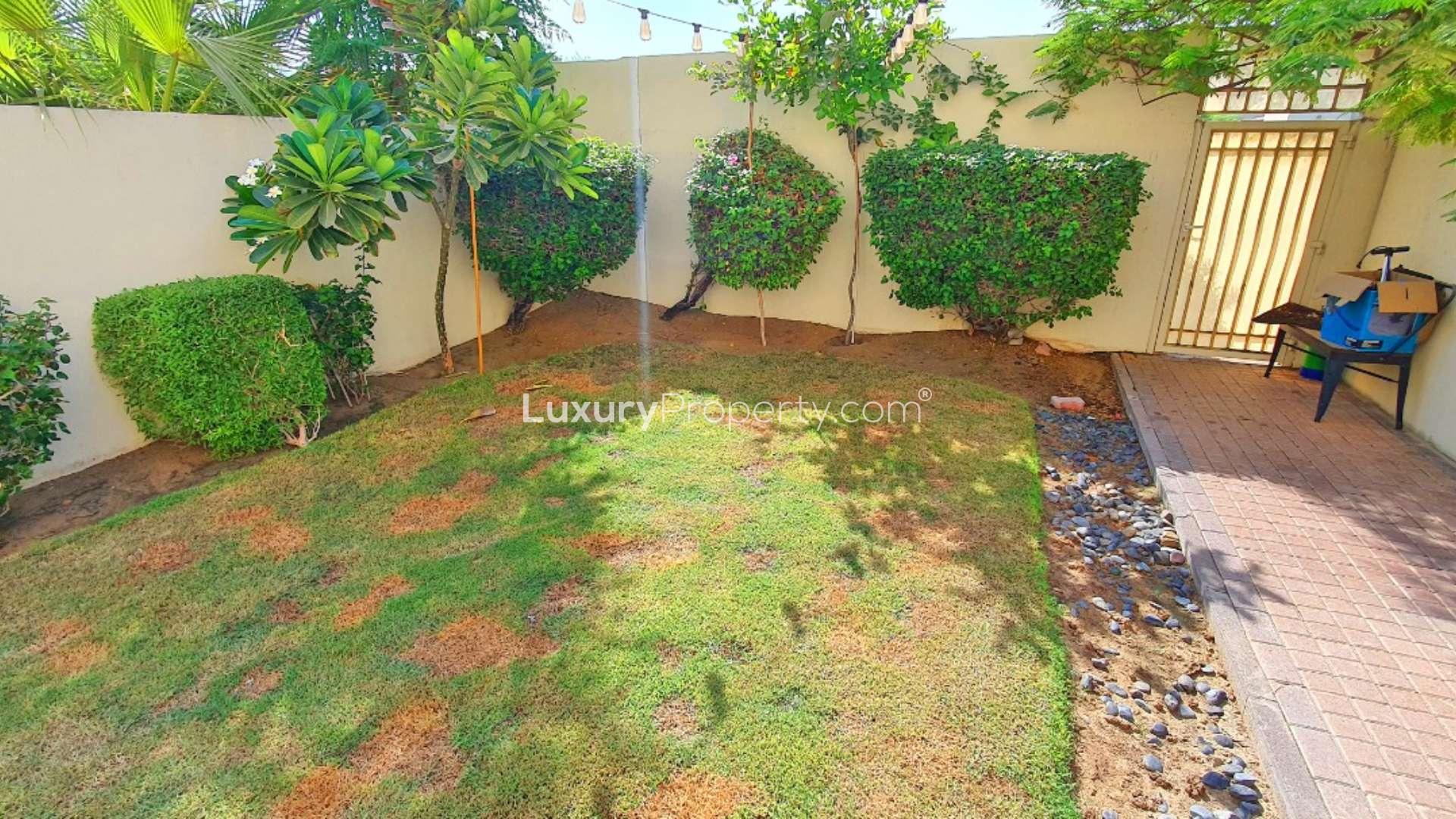 Modern living room in upgraded villa for sale, The Springs, Emirates Living