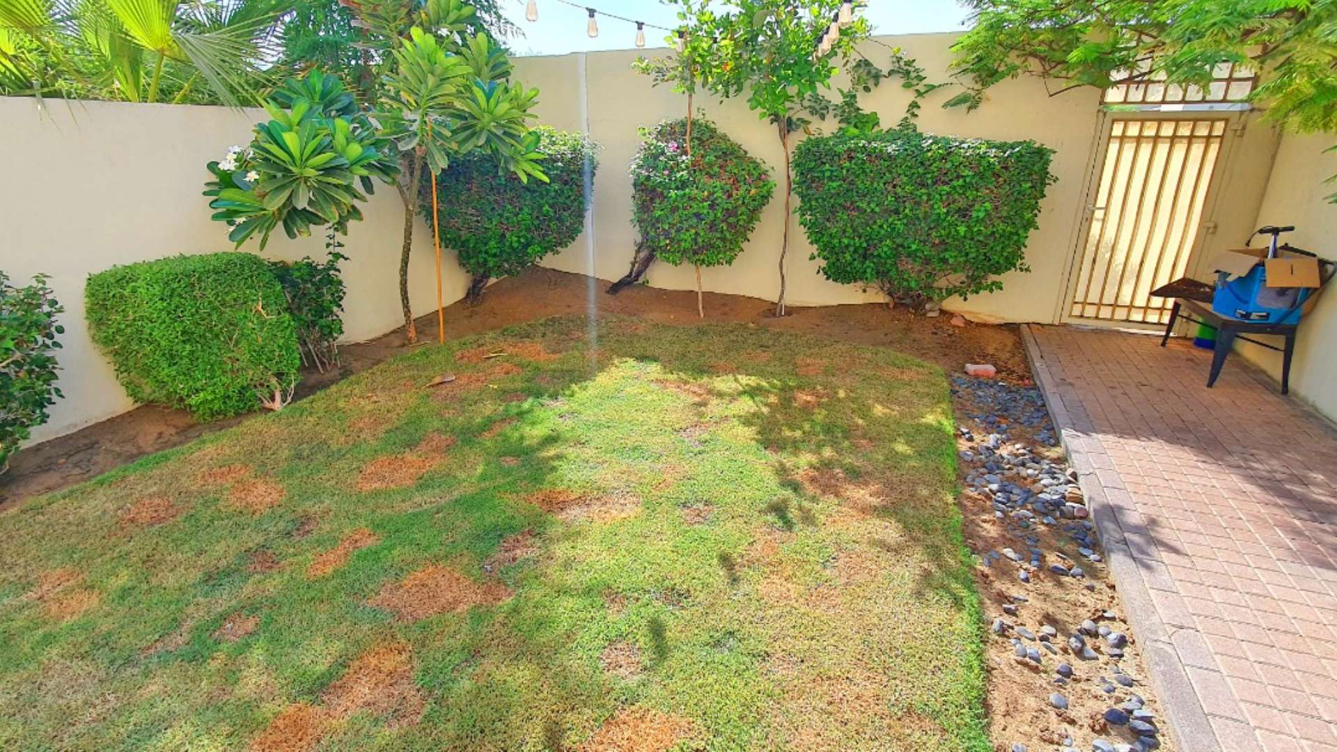 Modern living room in upgraded villa for sale, The Springs, Emirates Living