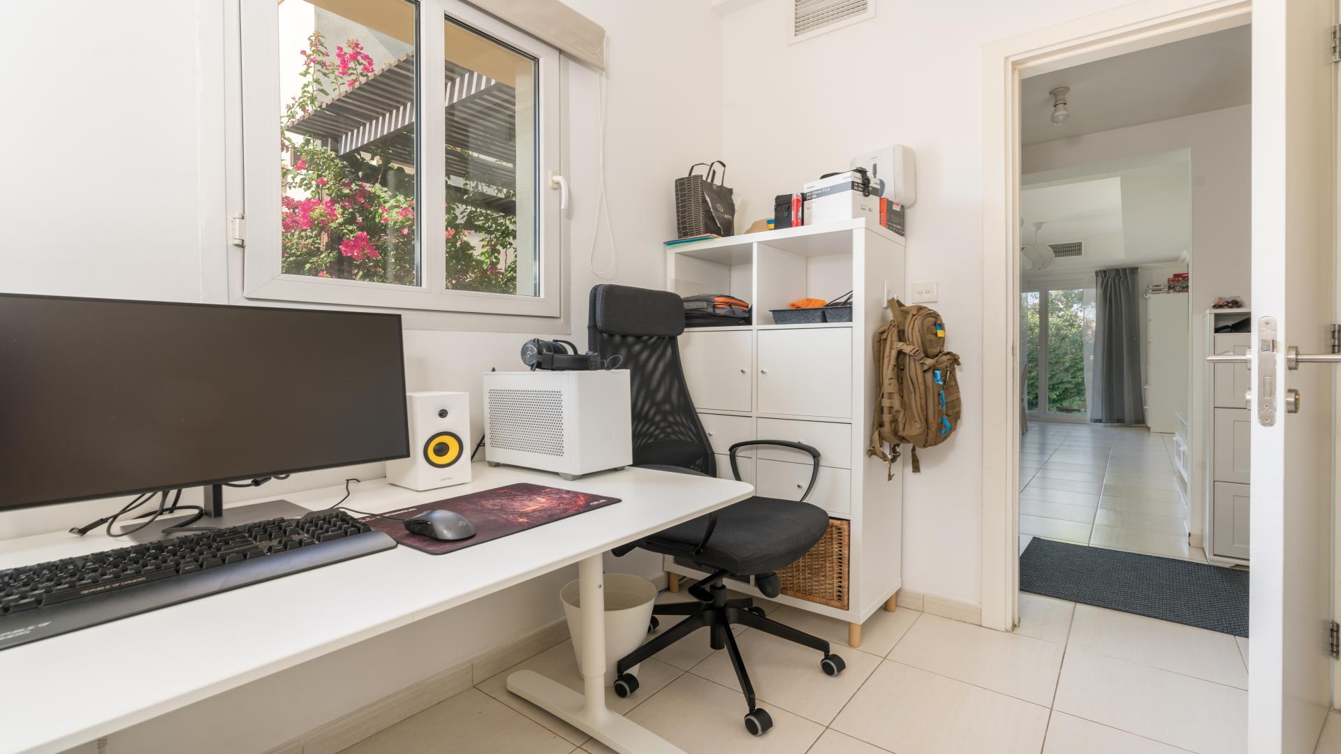 Living room in Springs 4 villa, modern decor, natural light, family-friendly space