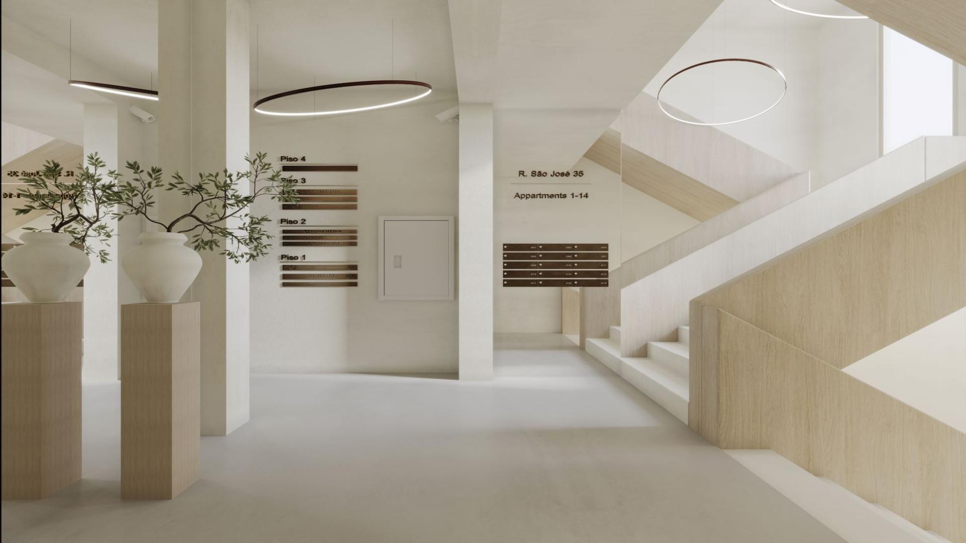 Luxurious penthouse living room with modern decor, Lisbon apartment for sale, Avenida Liberdade