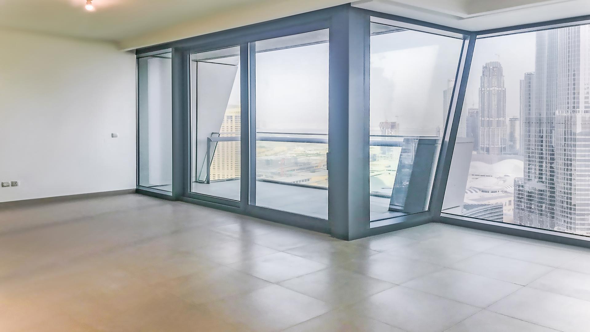 High-floor apartment view of Burj Khalifa in Downtown Dubai, Burj Vista community