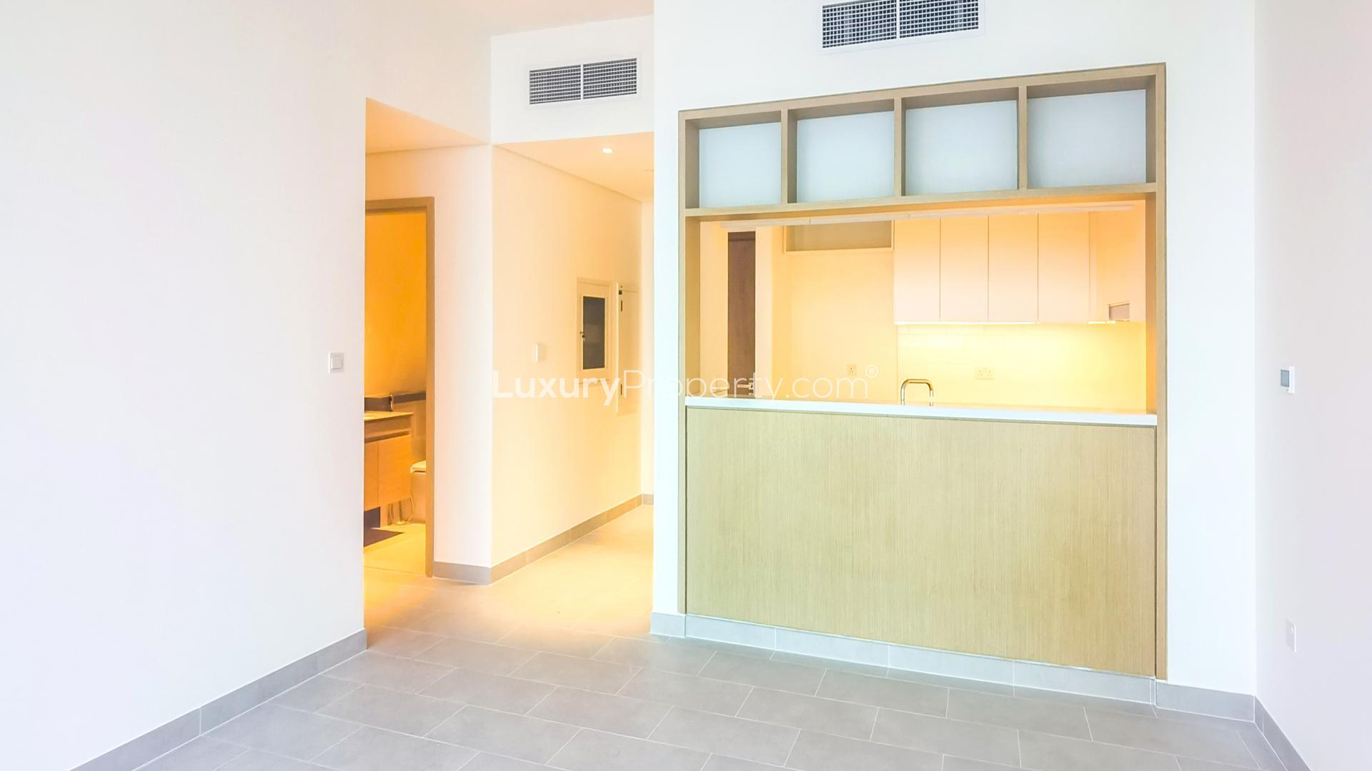 High-floor Creek Rise apartment with full water view, Dubai Creek Harbour, for rent