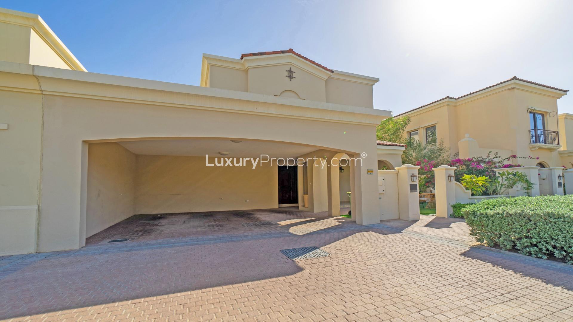 Living room in Lila villa, Arabian Ranches 2, with modern decor and comfortable seating