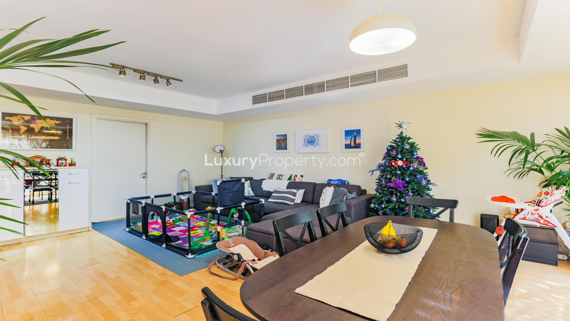 Modern Type 3M Villa interior with open kitchen and dining area in Springs 14