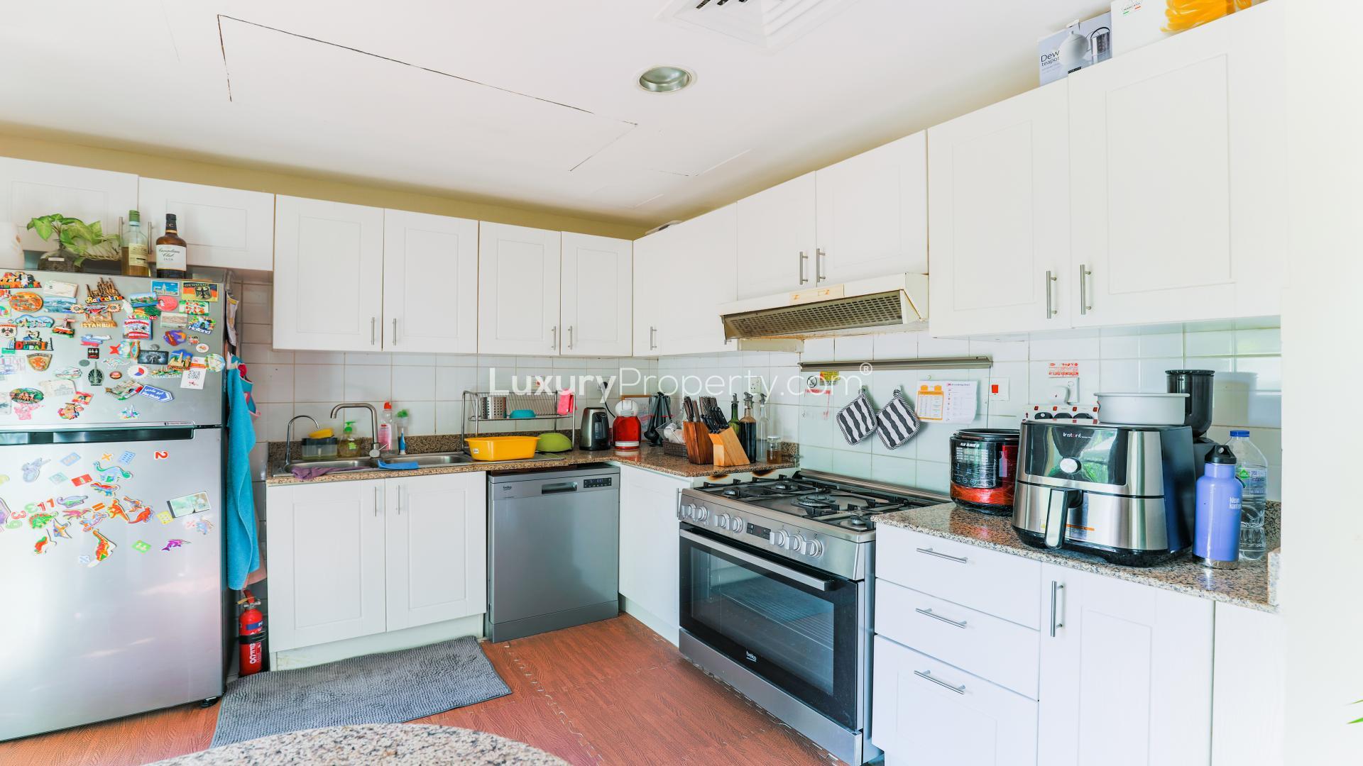 Living room in Type 3M Villa, Springs 14, with modern decor and Christmas tree