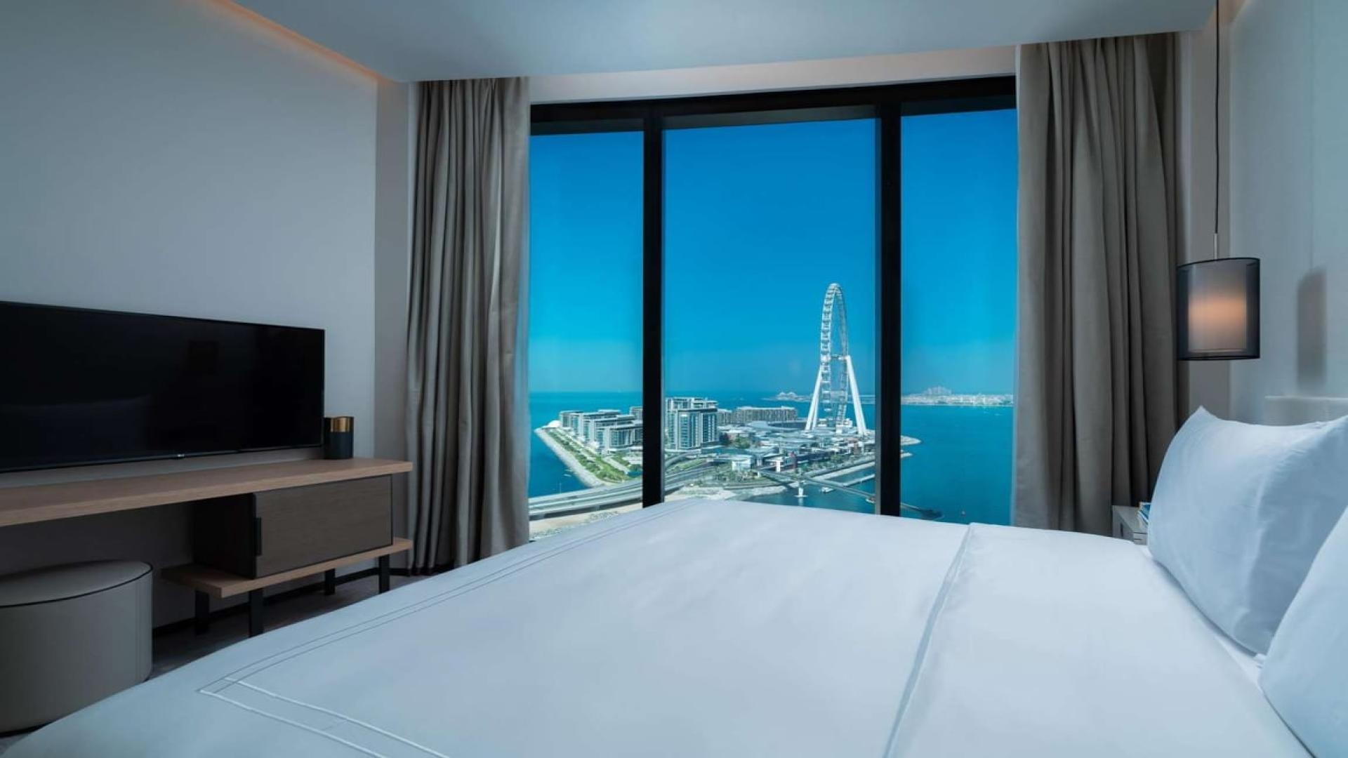 Elegant sea-view apartment at The Address Jumeirah, overlooking Jumeirah Beach Residence and waterfront