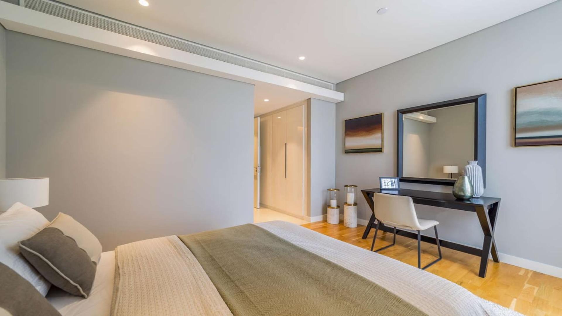Waterfront view from 3-bedroom apartment at Bluewater Residence, Bluewaters community, for rent