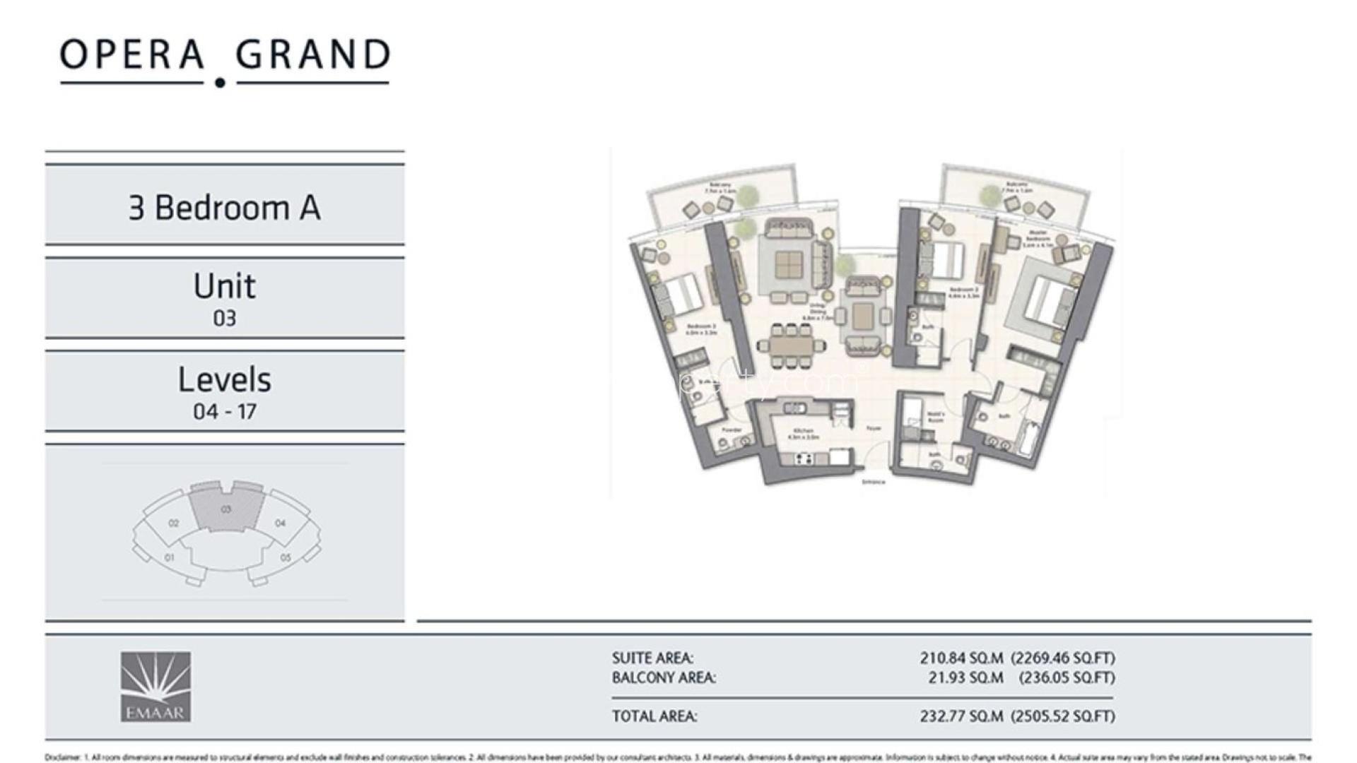 Bright apartment balcony with Burj Khalifa and Dubai Fountain view in Downtown Dubai