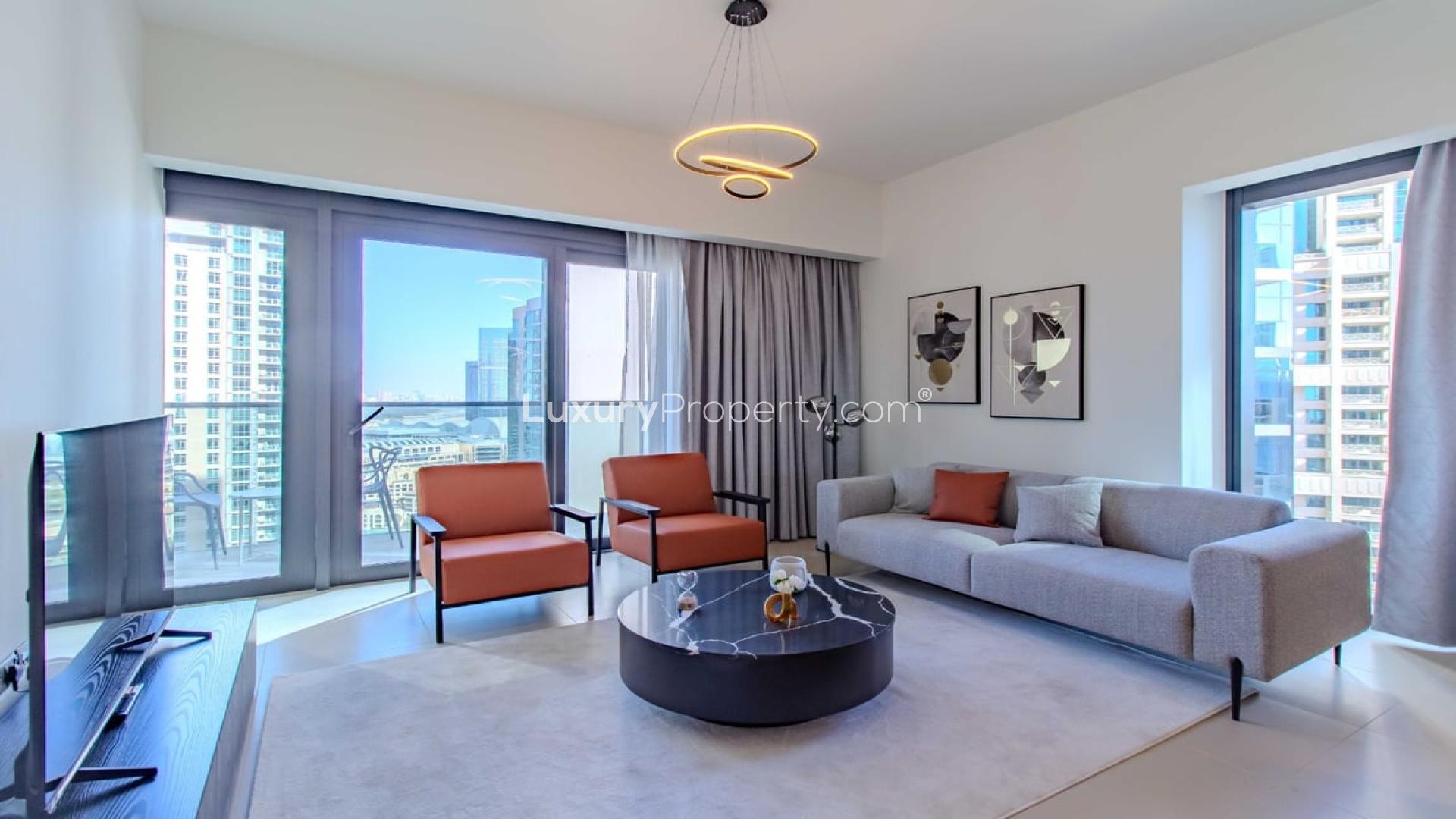 View of Burj Khalifa from Act One Act Two Tower 1 Apartment in Downtown Dubai