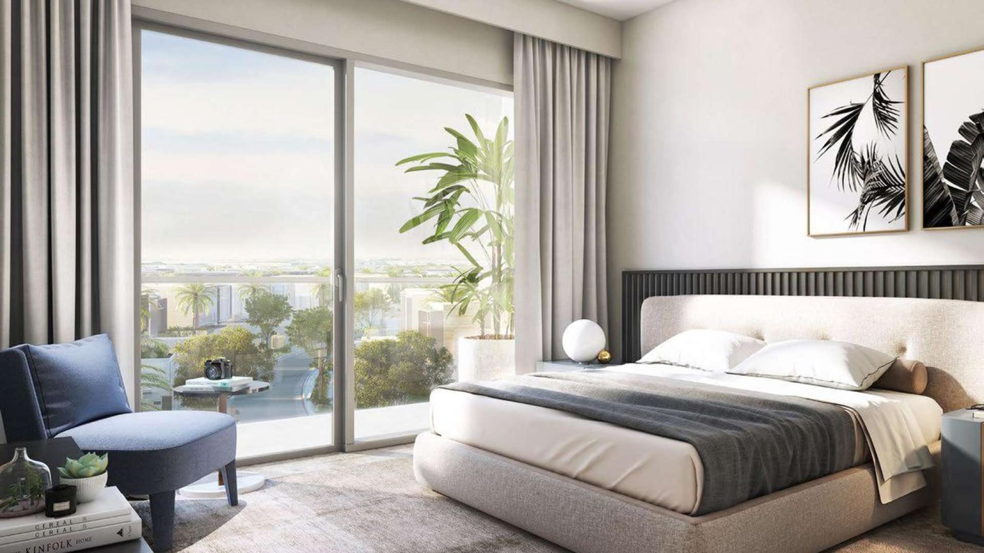 Scenic view of lush park in Dubai Hills Estate near Golf Suites apartment