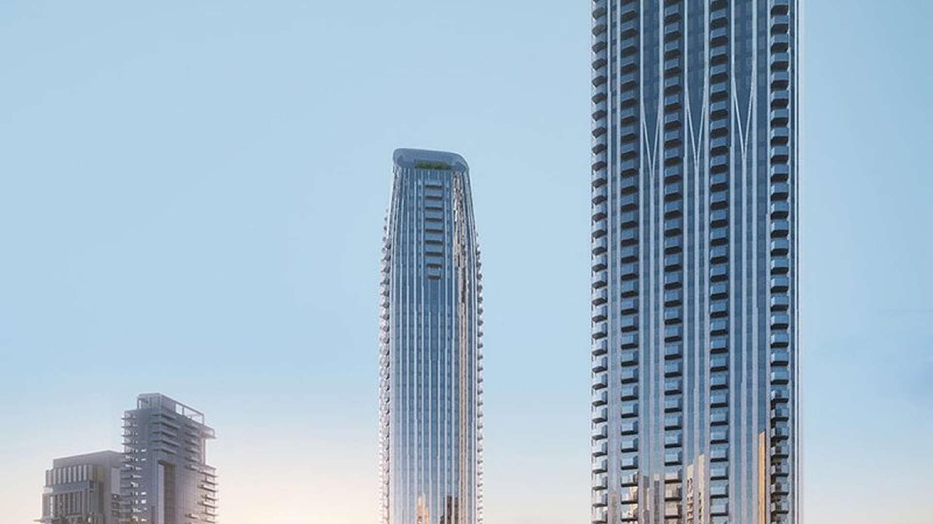 Luxurious Dubai Creek Harbour apartment with breathtaking skyline views from Address Harbour Point