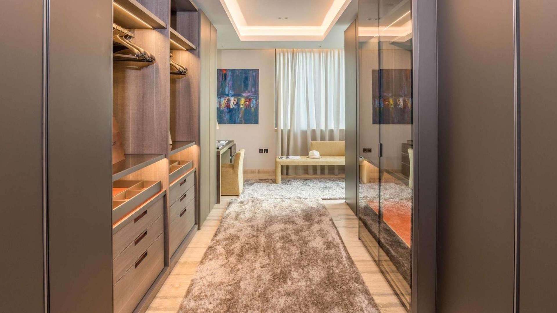 Luxurious living room in 3-bedroom apartment, Volante Tower, Business Bay, elegant decor