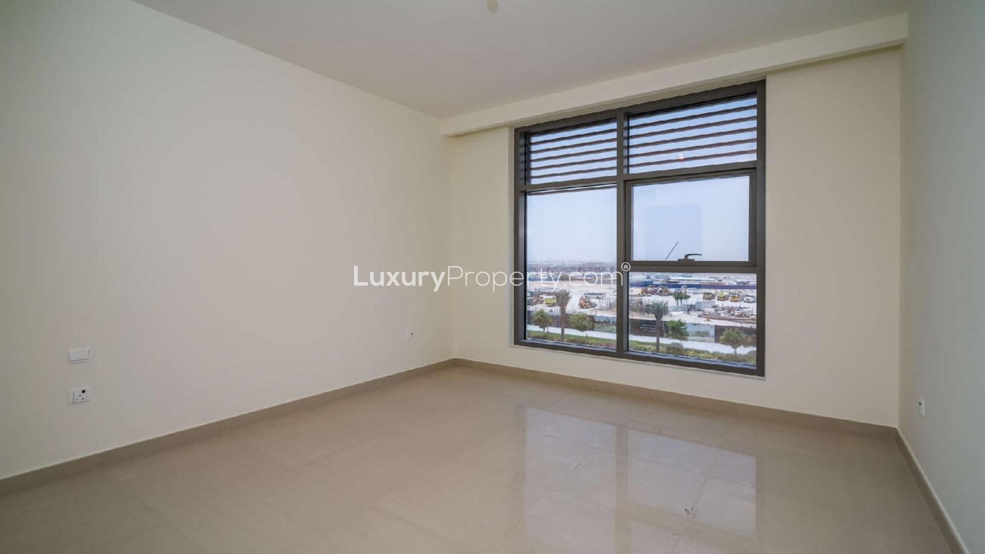 Empty interior of two-bedroom apartment at Mulberry Park Heights, Dubai Hills Estate