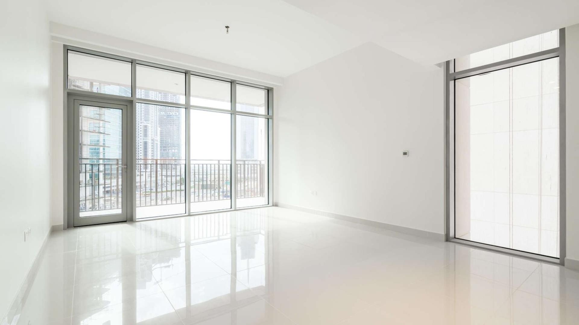 Stylish living room in BLVD Crescent Tower 1, Downtown Dubai apartment for sale