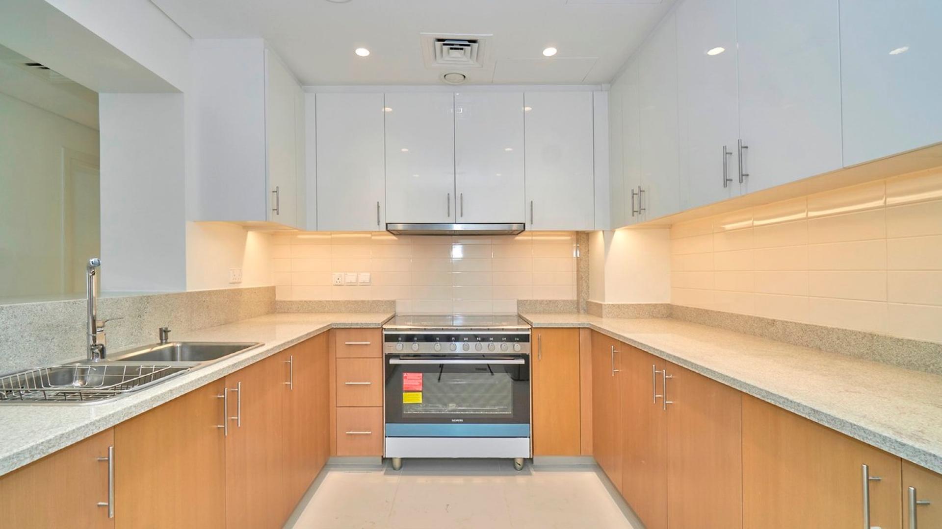 Spacious balcony view from three-bedroom apartment at BLVD Crescent, Downtown Dubai