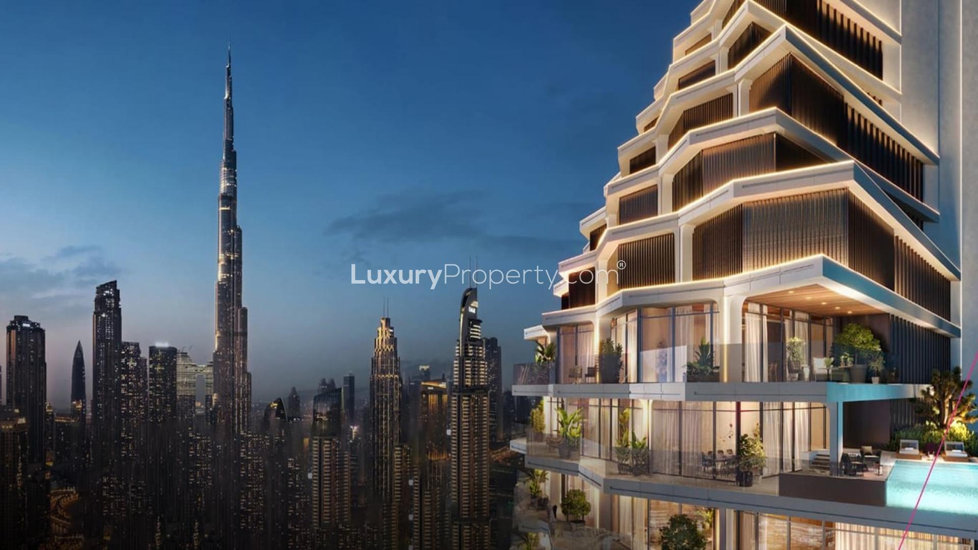Studio apartment at W Dubai Downtown Residences with skyline view, for sale