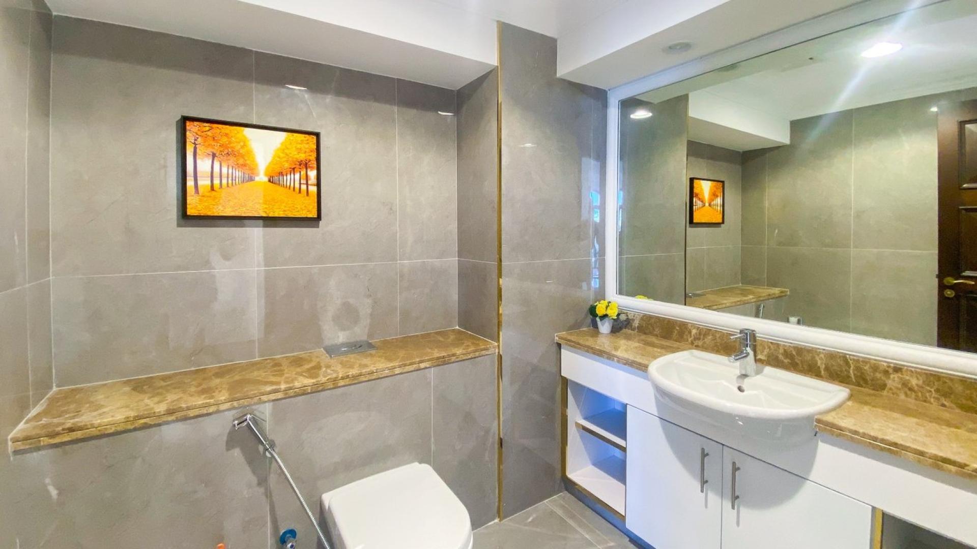 Luxurious penthouse view, Palm Jumeirah skyline and sea, Golden Mile community