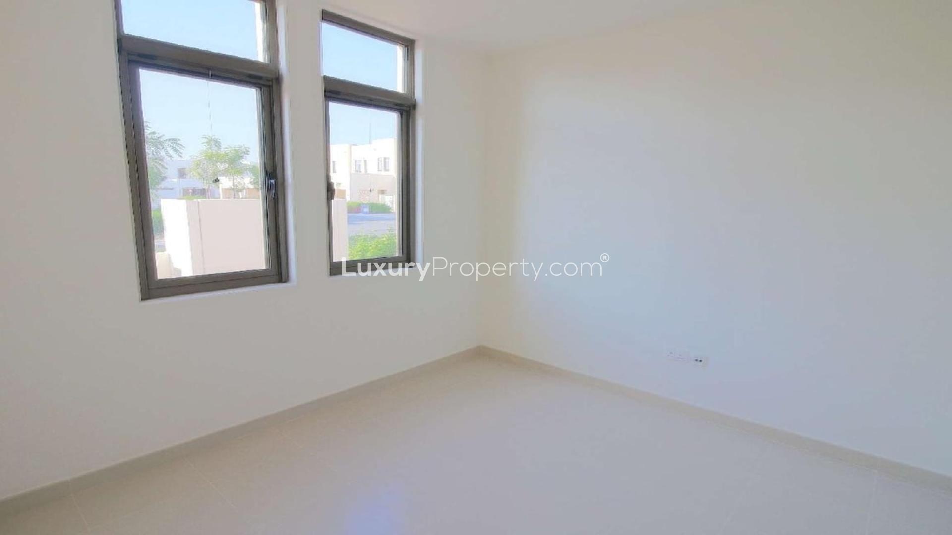 Exterior view of 5-bedroom townhouse for rent in Mira Oasis 1, Reem community