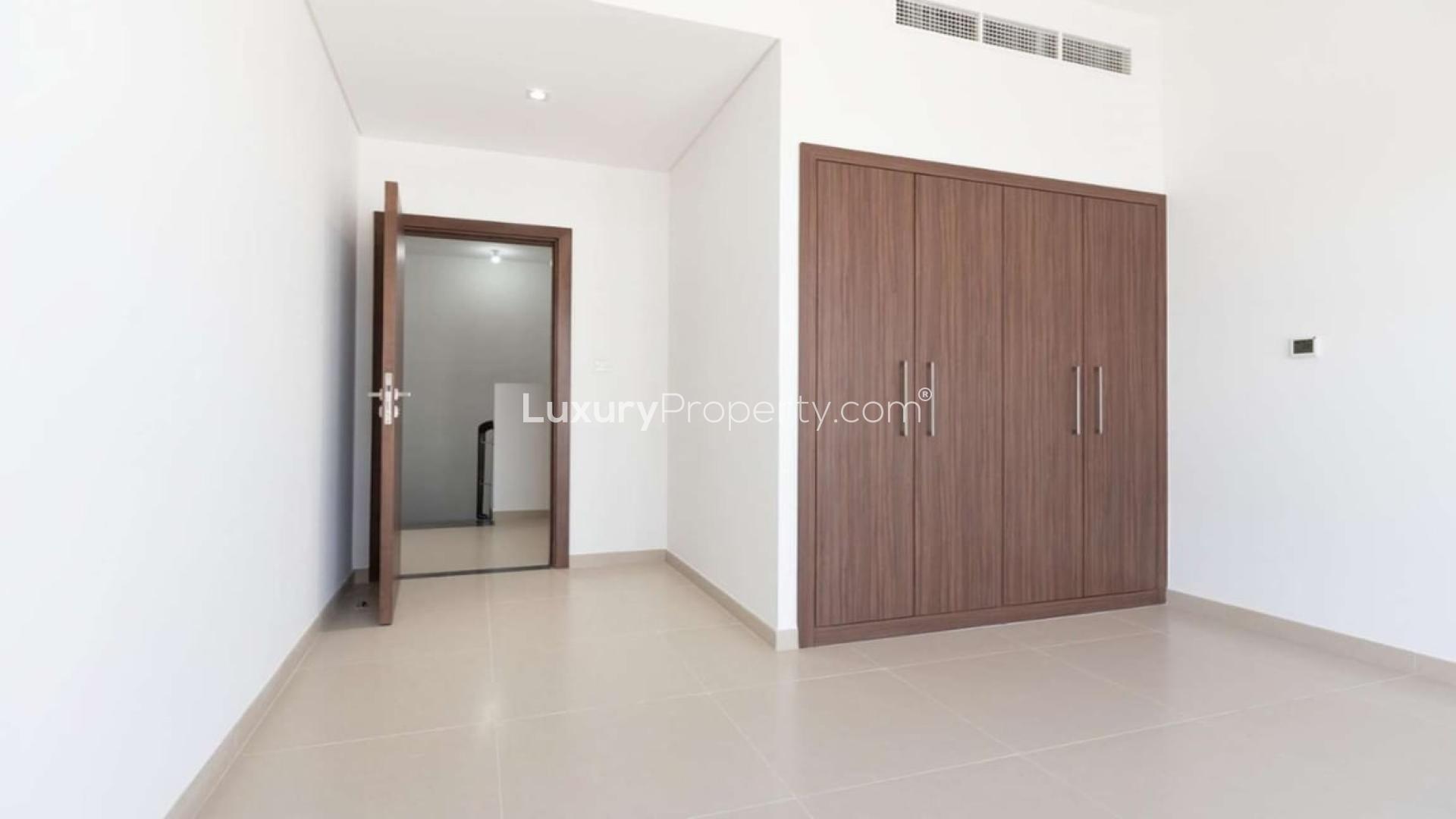 Modern Type B townhouse for sale in Arabella Townhouses, Mudon with landscaped garden