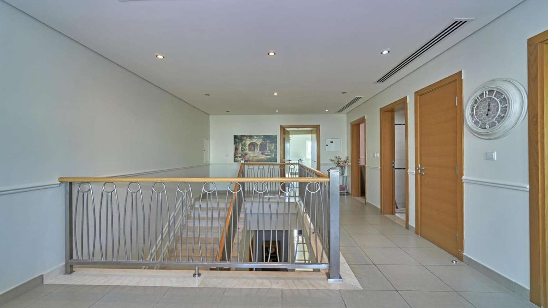 Interior hallway of three-bedroom townhouse in Al Furjan North Village for rent