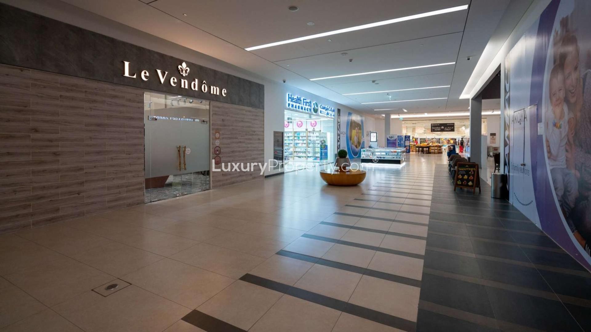 Modern 3-bedroom townhouse exterior in Damac Hills 2, Sanctnary, Akoya Oxygen