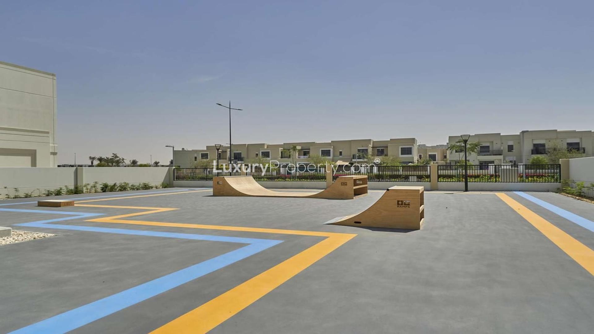 End unit Type 3 townhouse exterior in Naseem, Town Square, for rent, 4 bedrooms