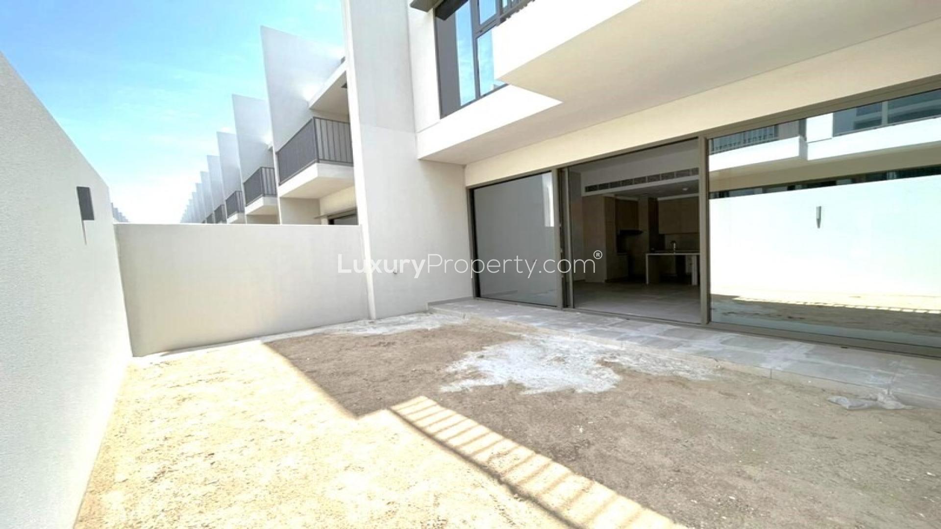 Modern townhouse kitchen and living area with sleek design, District 7, Mohammed Bin Rashid City