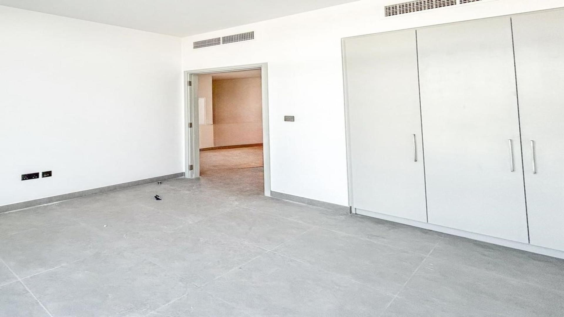Brand new townhouse bedroom with built-in wardrobes in Arabian Ranches 3, Ruba community