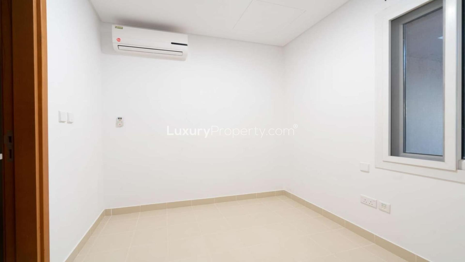 Brand new 3-bedroom townhouse exterior in Serena, Casa Viva community, for sale