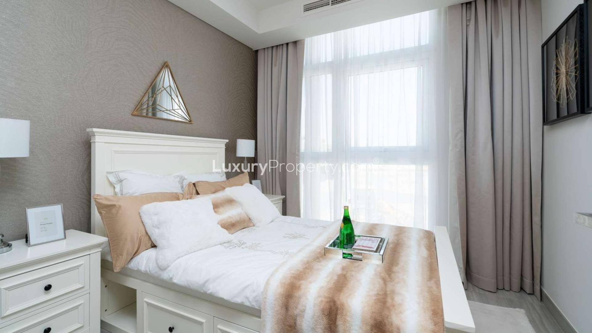 Stunning outdoor view of 3-bedroom Just Cavalli villa in Akoya Oxygen, Dubai