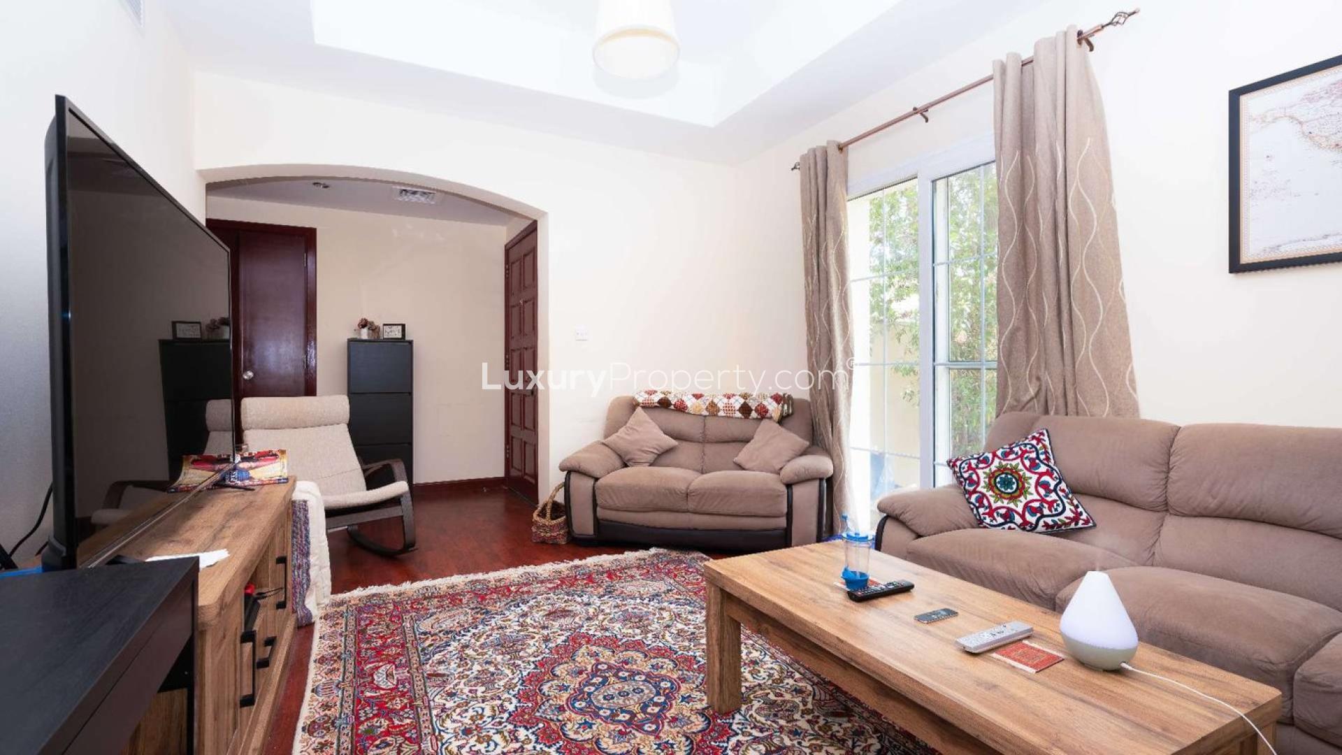Exterior view of 3-bedroom townhouse for sale in Al Reem, Arabian Ranches