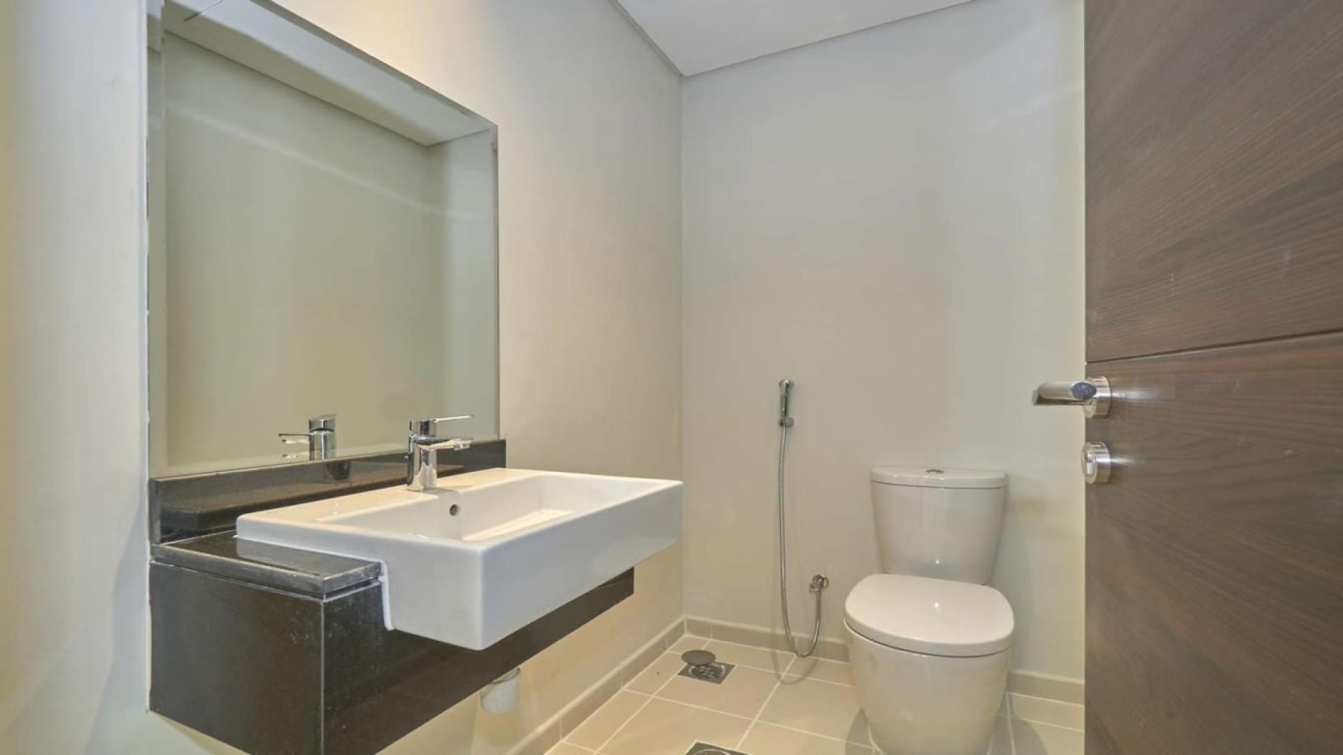 Living room in luxury 3-bedroom townhouse, Pacifica, Damac Hills 2, modern decor