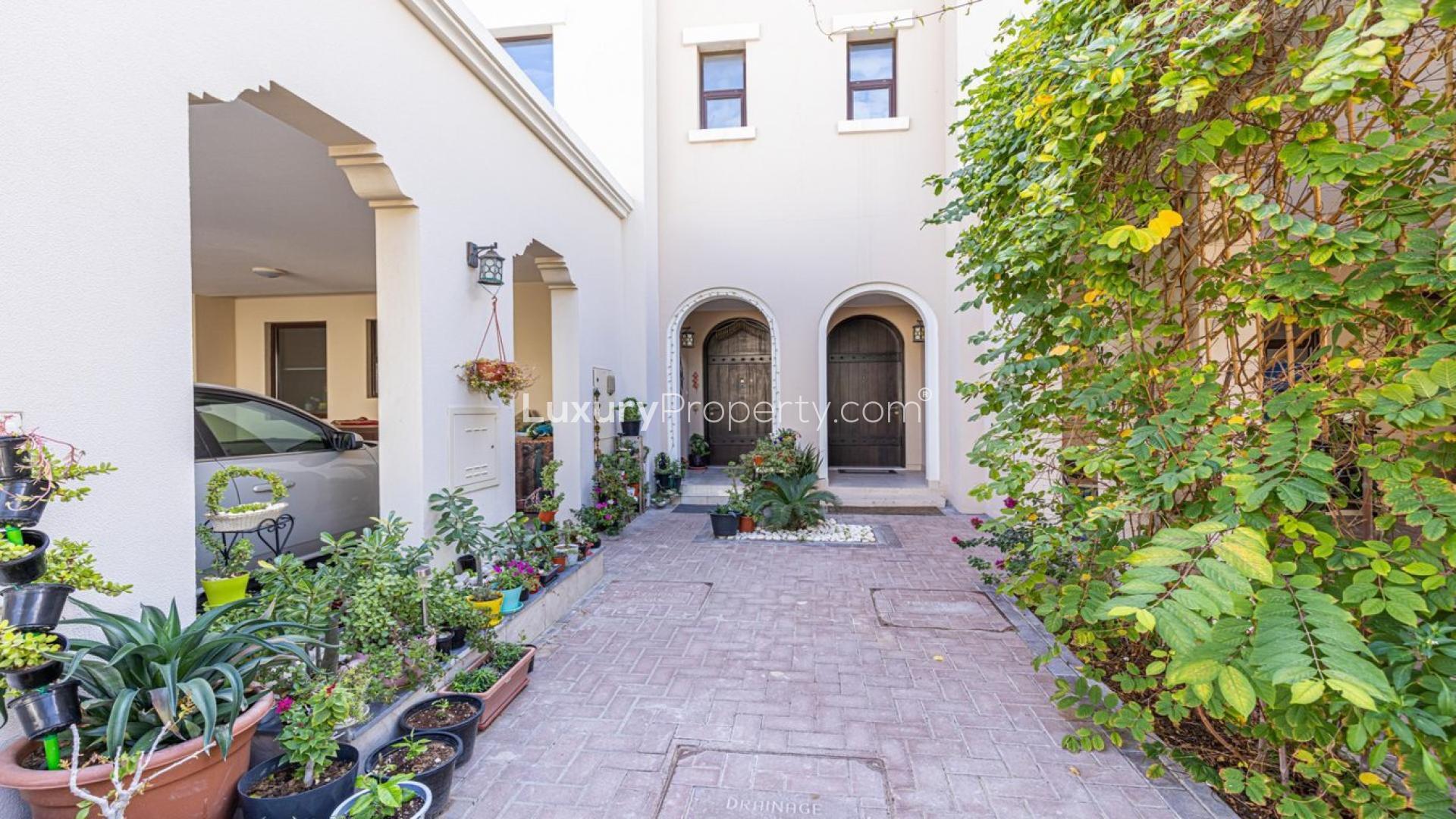 Charming Mira townhouse living room with elegant decor in Reem community, LP40884 for sale