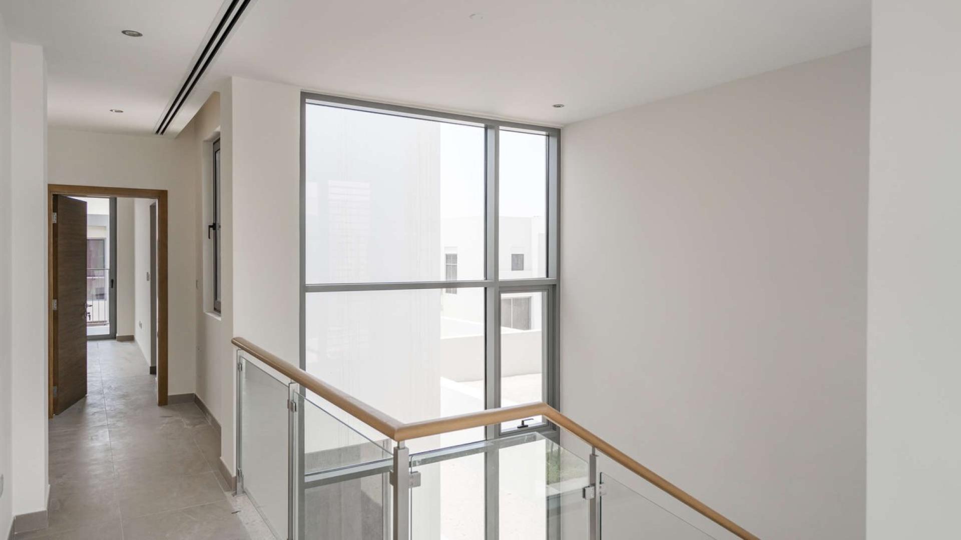 Large corner villa exterior in Sidra, Dubai Hills Estate with modern design and driveway