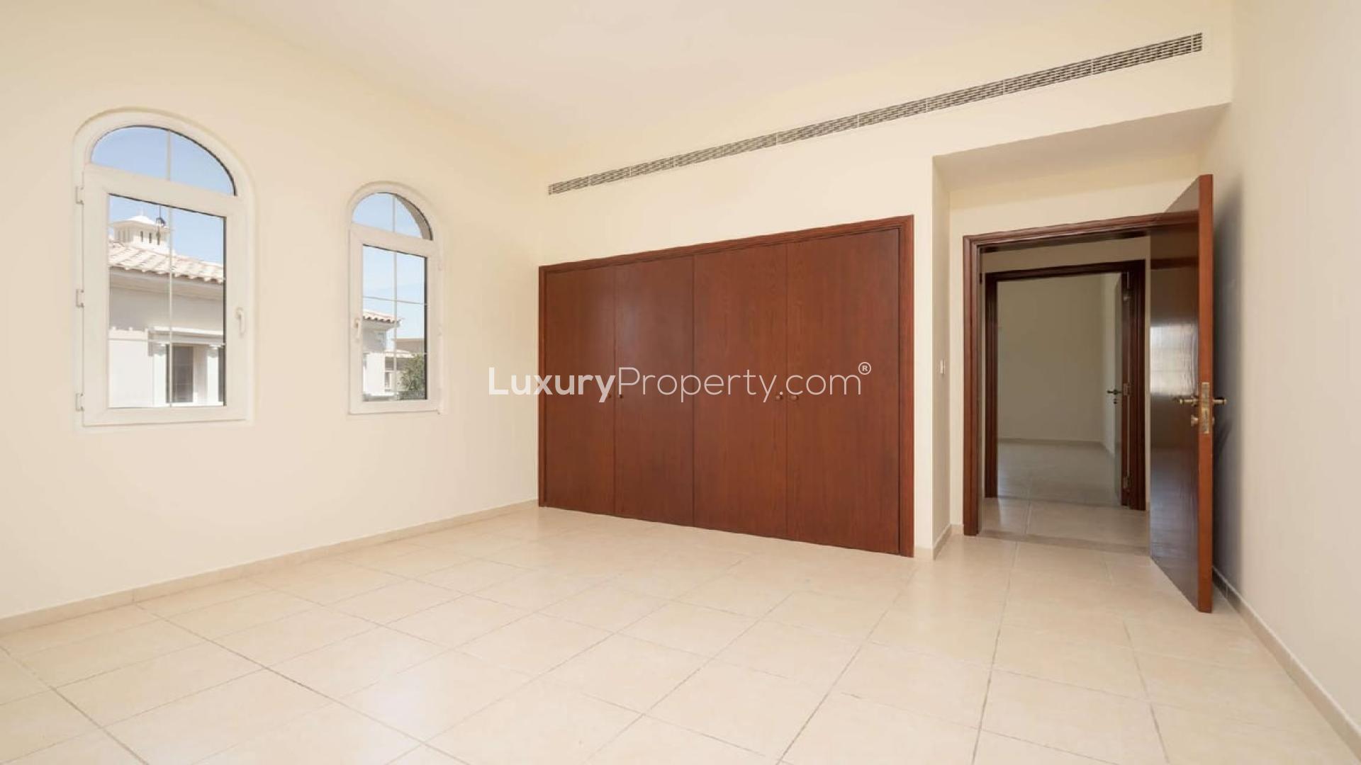 Elegant 3-bedroom villa exterior in Alvorada, Arabian Ranches, available for rent