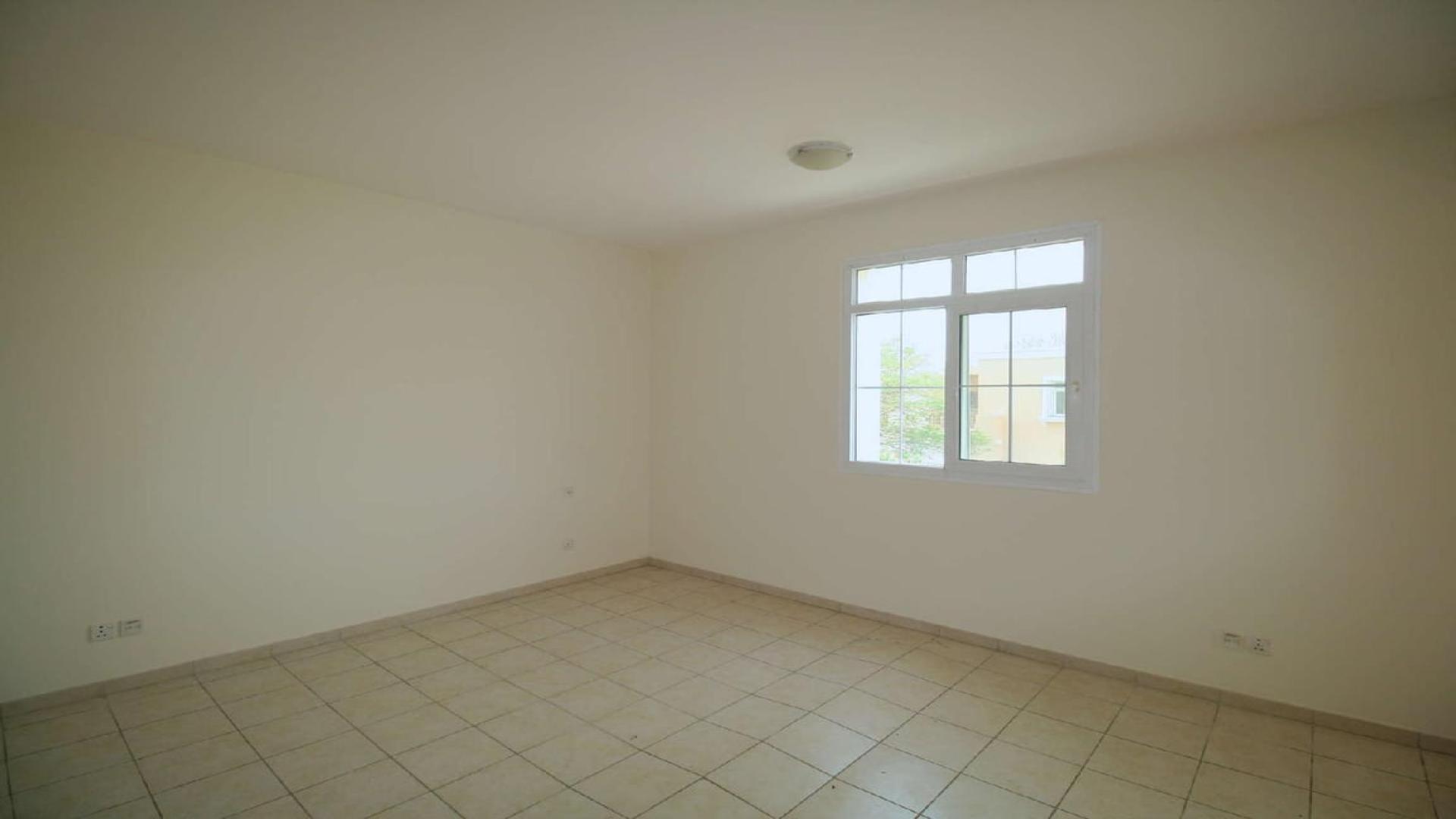 3-Bedroom Villa Exterior with Garden in Al Reem 1, Arabian Ranches for Rent,Spacious living room in 3-bedroom villa, Al Reem 1, Arabian Ranches, for rent