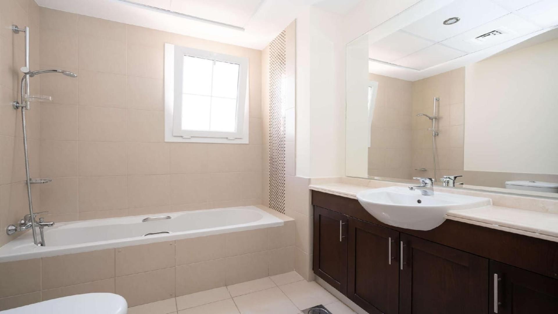 Spacious living area with garden view in Alma, Arabian Ranches villa for rent