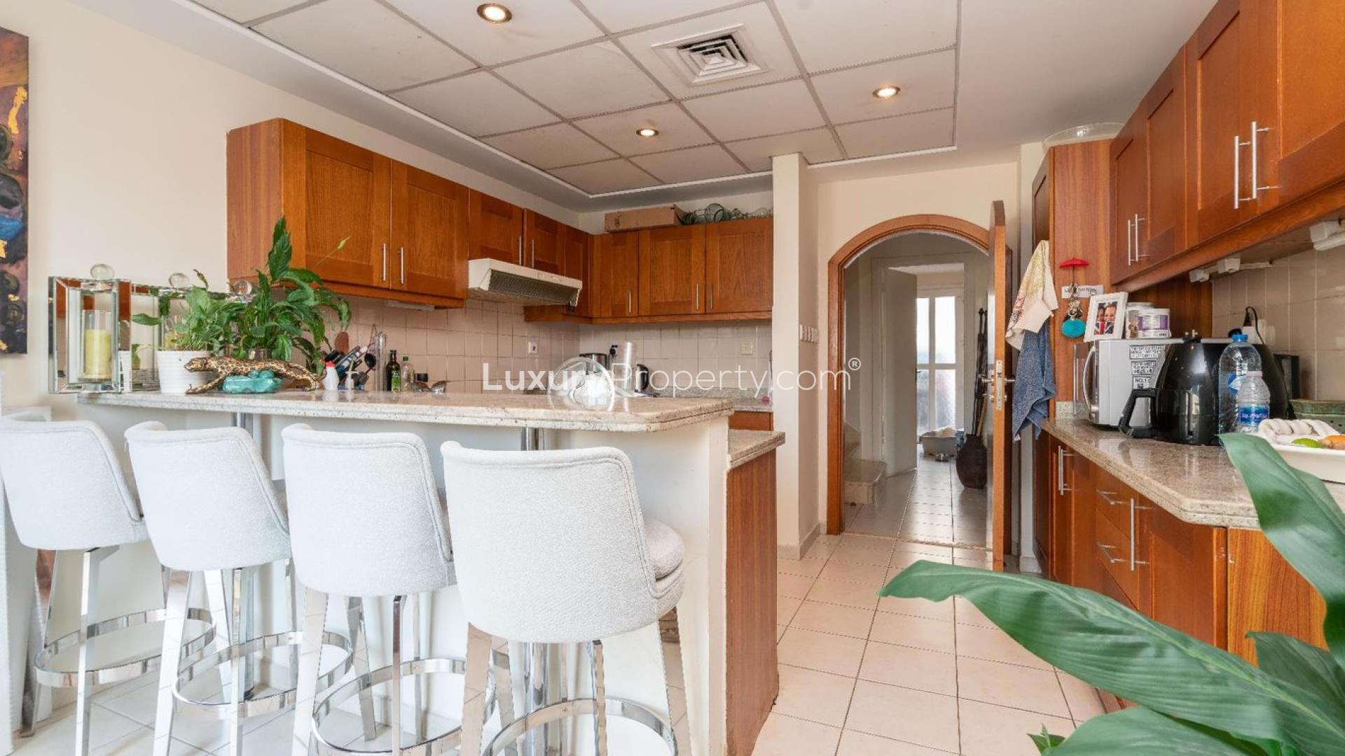 Bright living area in 3-bedroom villa, Al Reem 1, Arabian Ranches, for rent