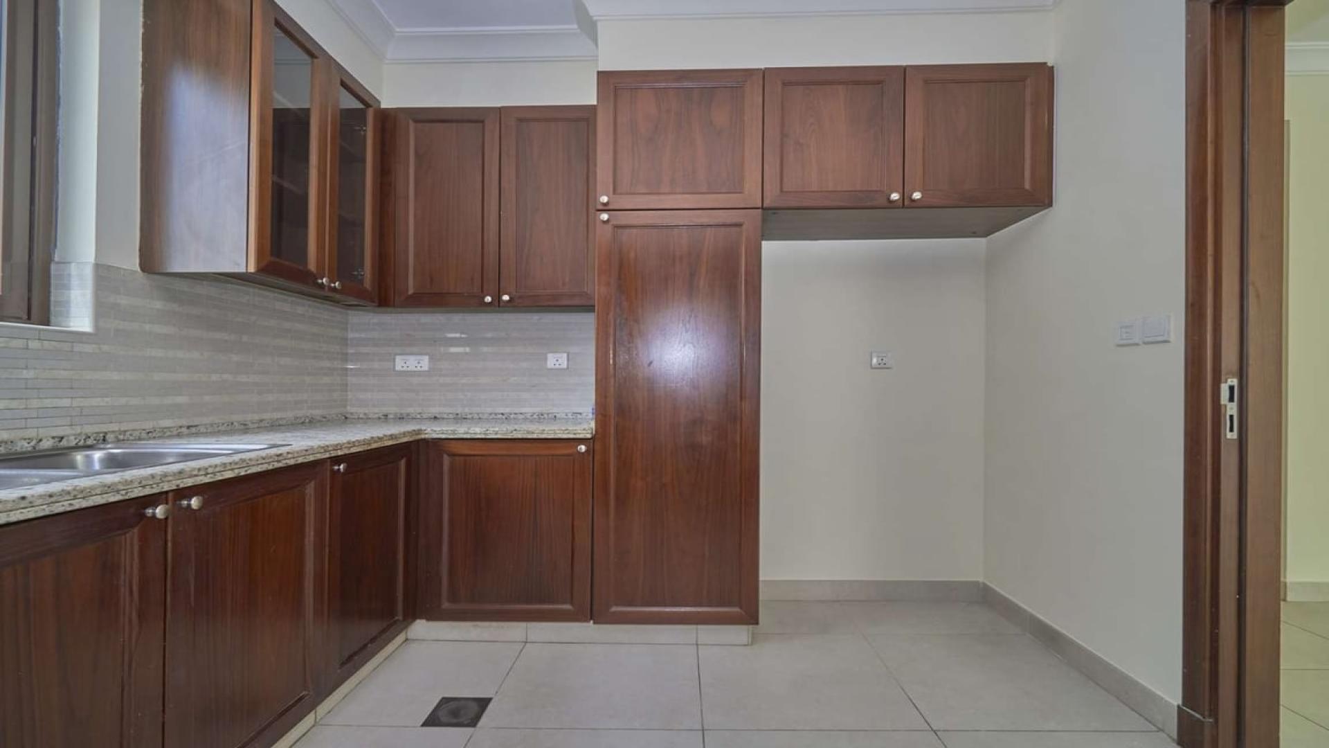 Outdoor view of spacious villa backyard in Arabian Ranches 2, Palma community