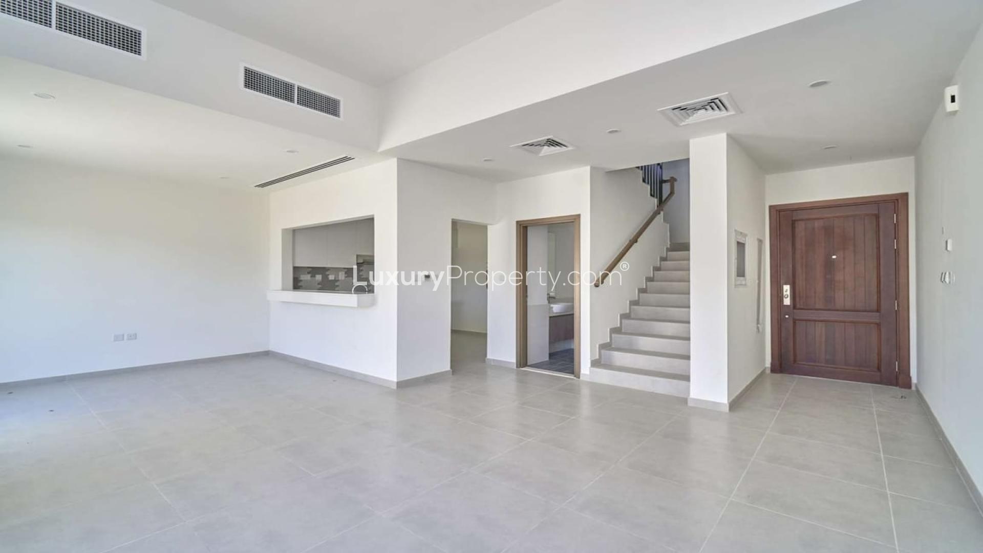 Modern kitchen in Villanova villa for rent, featuring sleek cabinets and stylish backsplash