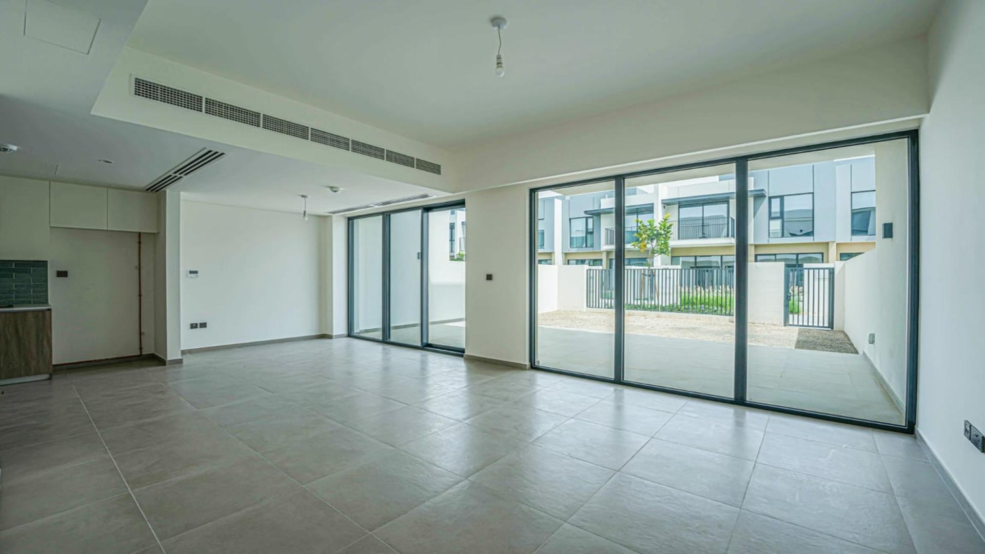 Contemporary villa exterior with patio in Eden, The Valley; three-bedroom rental property