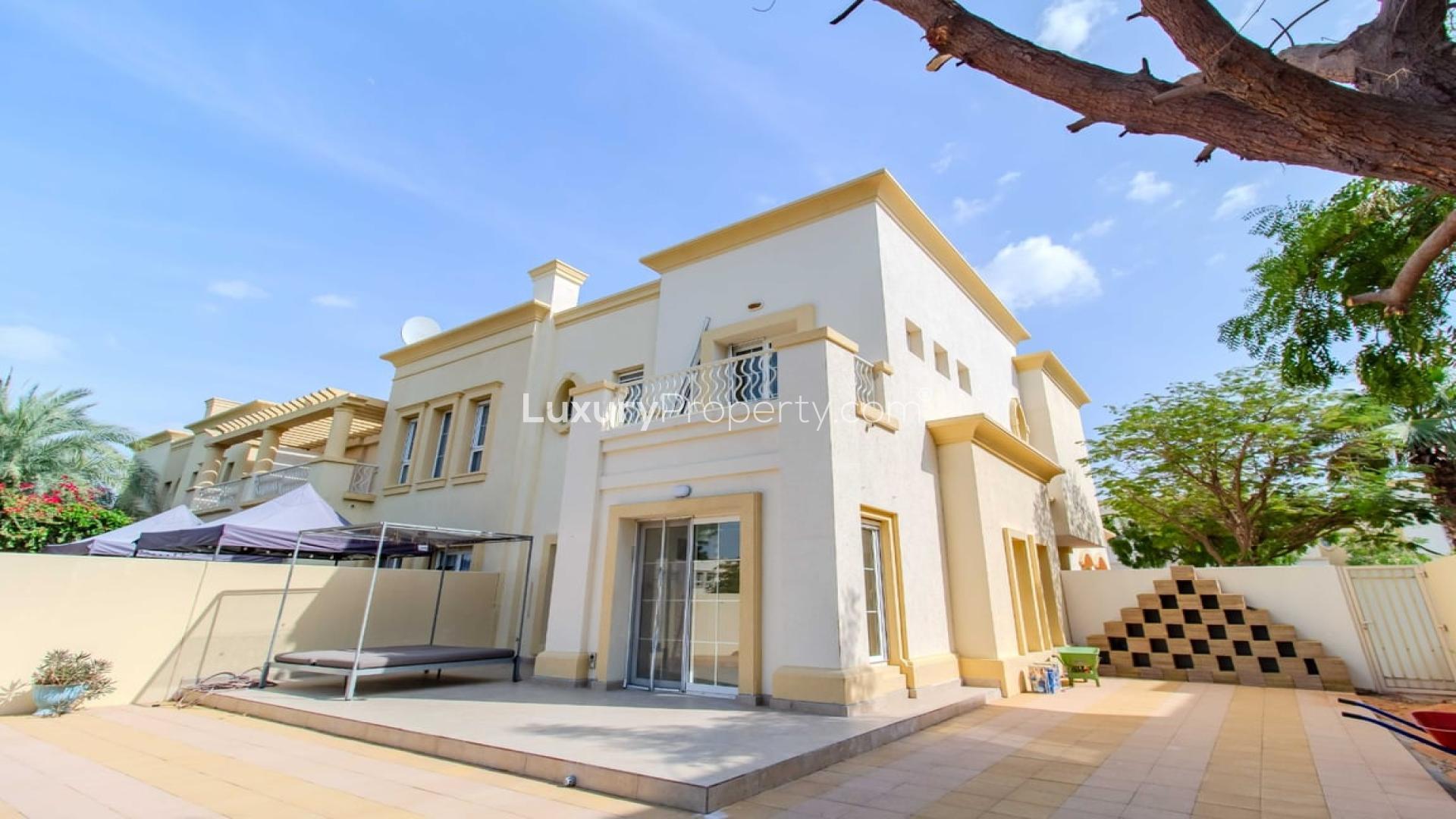 Lake view from upgraded 3-bedroom villa in The Springs, Springs 4 community