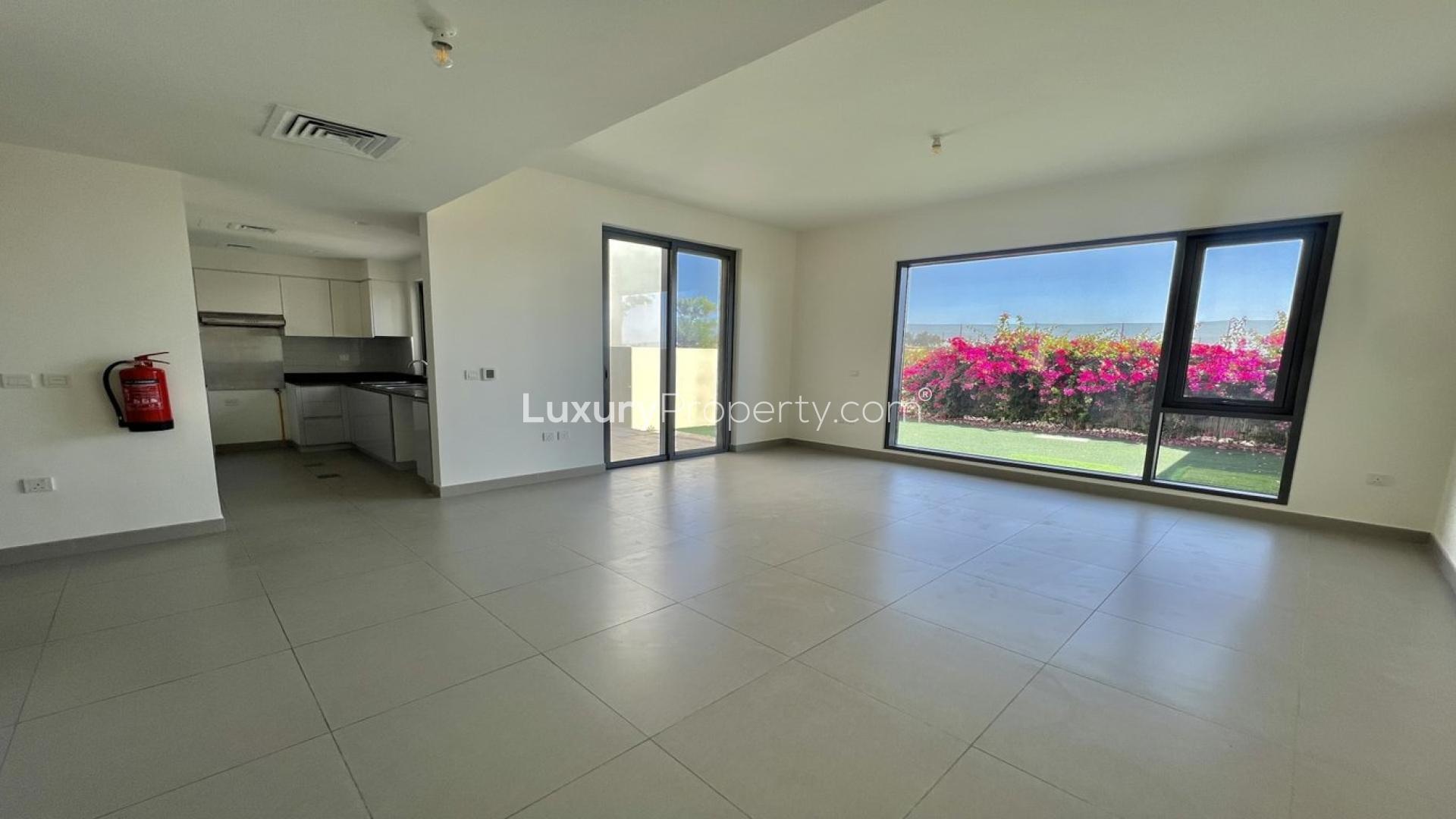 Exterior view of luxury 3-bedroom villa in Maple at Dubai Hills Estate