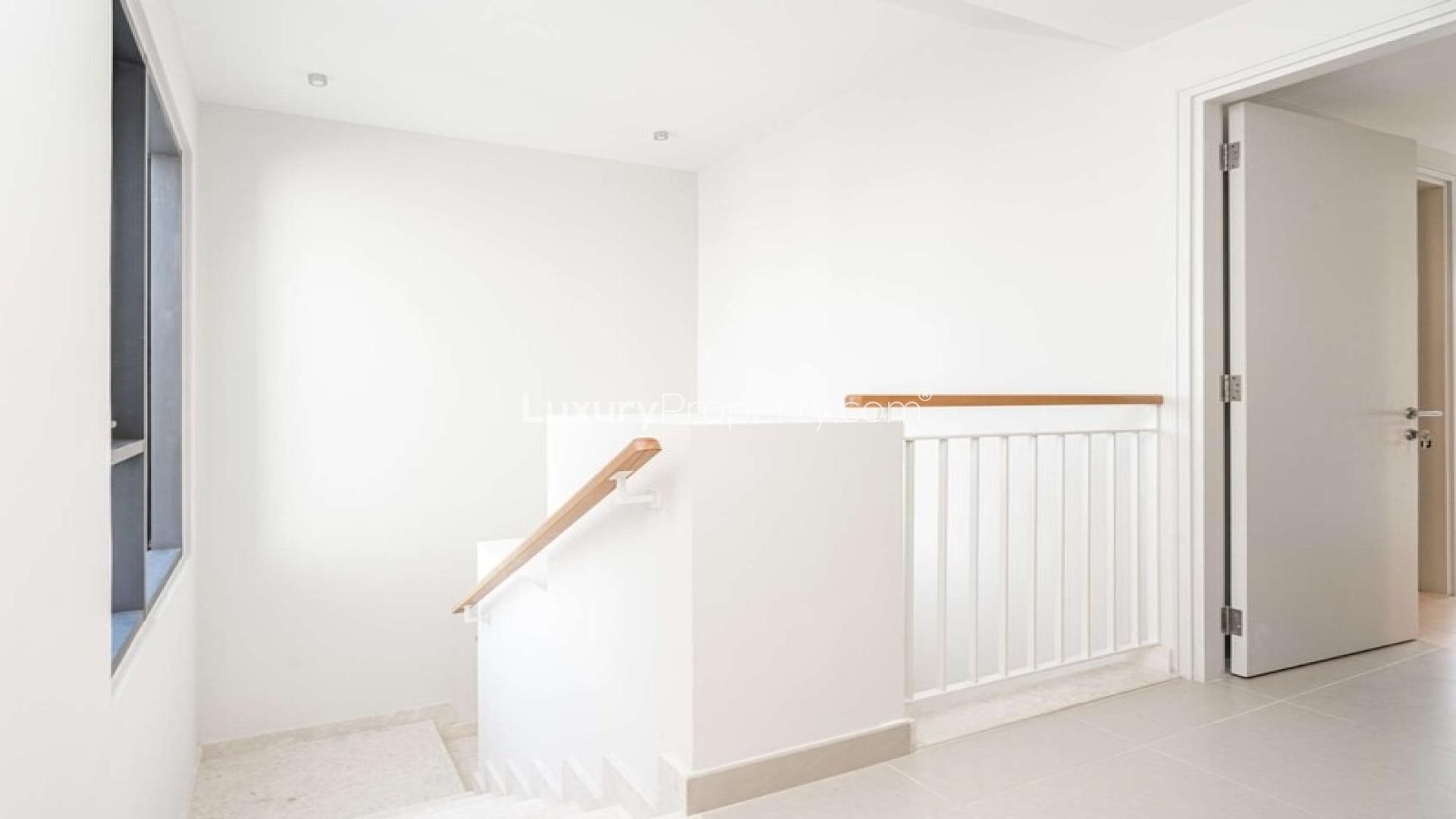 Modern kitchen in a well-maintained villa, Maple at Dubai Hills Estate, available for rent