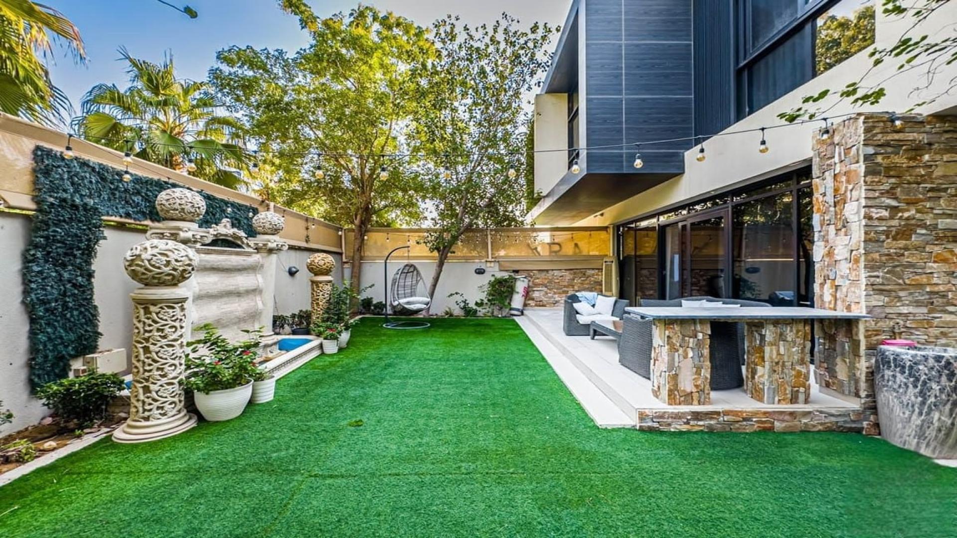 Upgraded villa with landscaped garden in Topanga, Damac Hills for rent, 3 bedrooms, 4 bathrooms