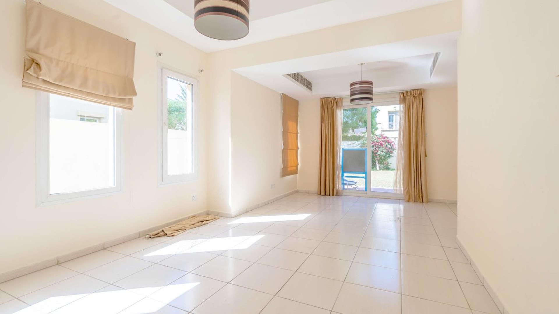 Stunning three-bedroom villa in Springs 7, Emirates Living with lush green surroundings