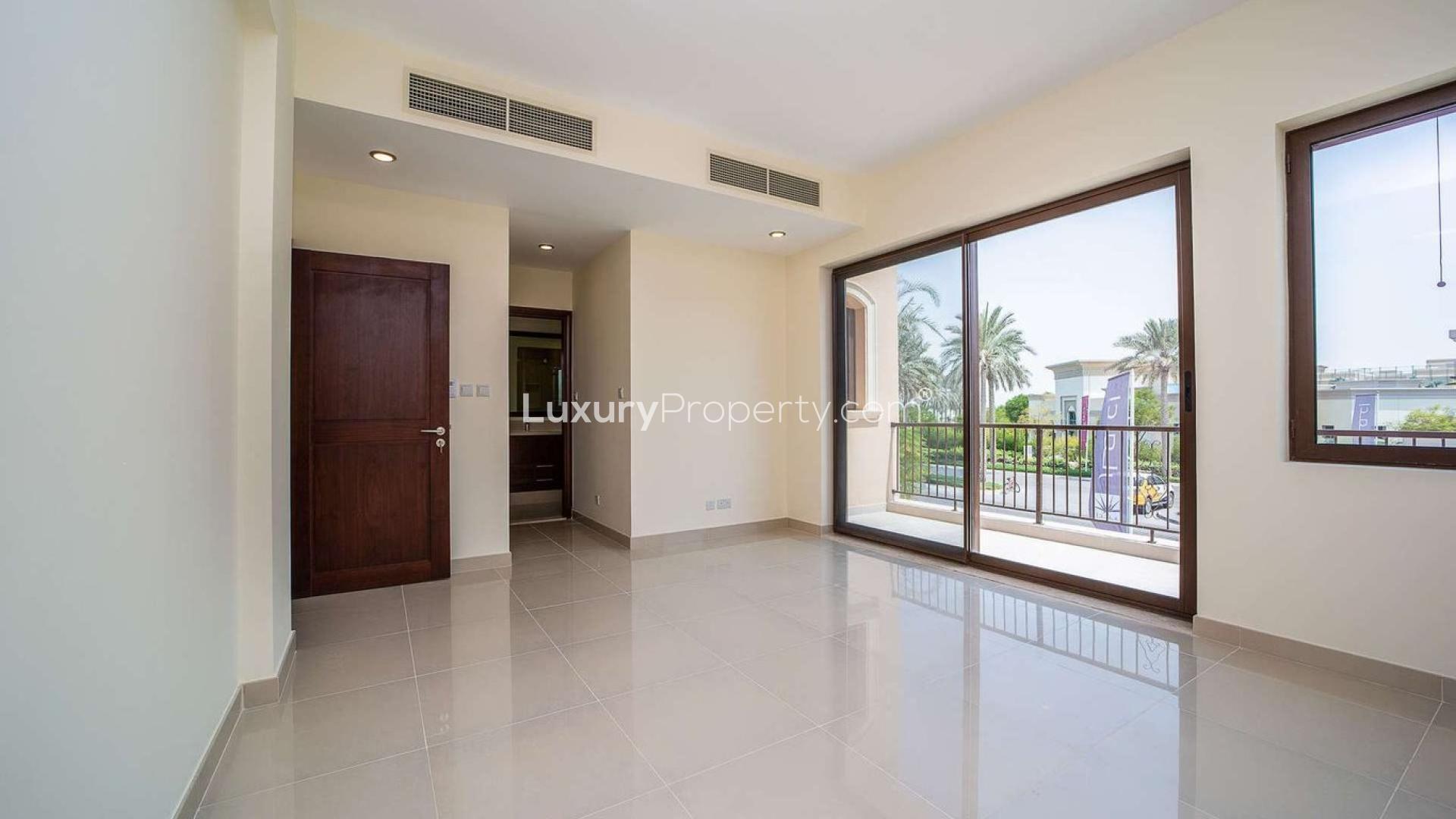 Empty bedroom with window in brand new villa, Arabian Ranches 2, Lila community