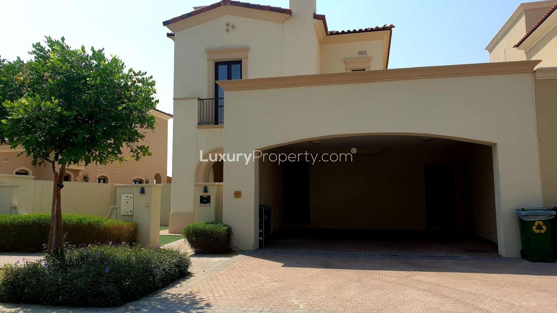Independent villa exterior with garage in Samara, Arabian Ranches 2, for sale