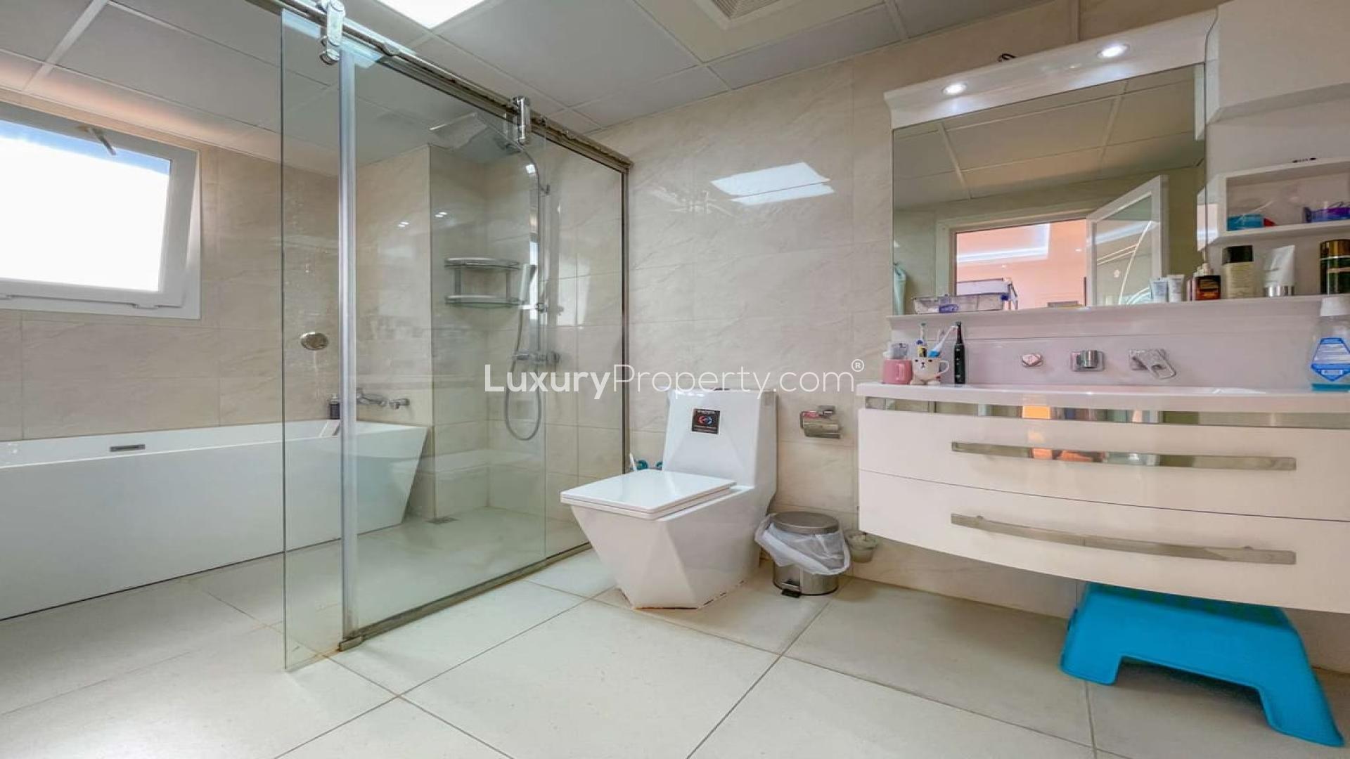 Bright living and dining area in upgraded 3-bedroom villa, Springs 2, Emirates Living